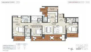 Oberoi 360 North Floors Plans